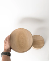Bol en bois, décoration naturelle moderne, bol de service, cadeau de déménagement unique