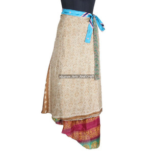 Nuevo Vestido Reversible Vintage de Seda Mágica de 38 Pulgadas para Mujer, Falda Tipo Hobo, Vestido Halter Reversible, Falda Cruzada de Seda Mágica, Tallas Grandes - Product Image 6