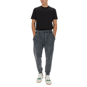 Joggers personnalisés délavés à l'acide pour hommes, taille haute, style streetwear, cordon élastique, molleton, grandes tailles, style décontracté, pantalon homme délavé - Product Image 6