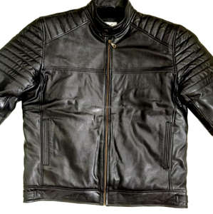 Offre spéciale, veste en cuir véritable de qualité supérieure pour hommes, veste de randonnée en cuir légère et confortable à l'aspect royal pour l'exportation - Product Image 2