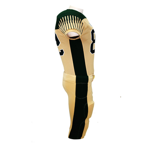 Qualité supérieure, prix raisonnable, uniforme de football américain 100% polyester, équipe nationale de football personnalisée, col en V, fabriqué au Pakistan - Product Image 5