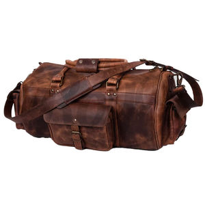 Luxury Travel Leather Duffle Bag Overnight Duffel Bags for Women - Product Image 6