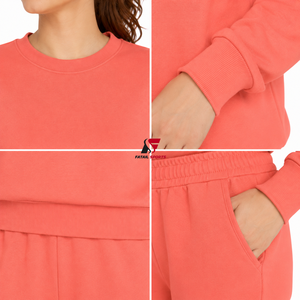 เสื้อสเวตเชิ้ตผู้หญิง เนื้อผ้านุ่ม อุ่นสบาย ดีไซน์ทันสมัย ใส่สบาย ทรงลำลอง คุณภาพทนทาน เหมาะสำหรับใส่ในชีวิตประจำวัน - Product Image 6