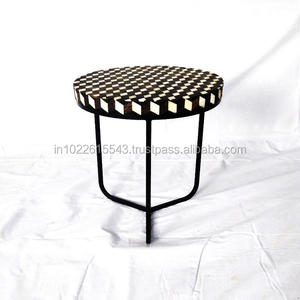 Premium Modern Bone Inlay Coffee <b>Table</b> with Adjustable Height Customized Size Handmade Living Room Center <b>Table</b> Home Furniture - Product Image 3