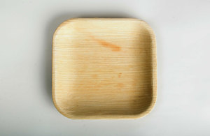 Assiette carrée en feuille de palmier de 6 pouces - Product Image 2