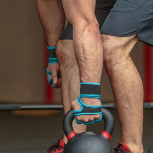 ถุงมือออกกำลังกายโพลีเอสเตอร์แบบยูนิเซ็กซ์ ถุงมือออกกำลังกายแบบสวม ถุงมือฟิตเนสแบบครึ่งนิ้ว ถุงมือออกกำลังกายแบบระบายอากาศได้ - Product Image 4