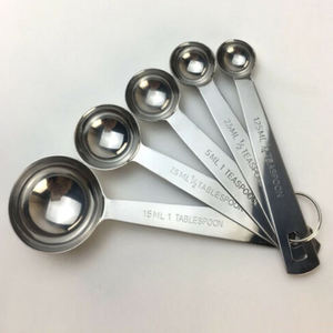 Juego de Tazas y Cucharas Medidoras Doradas Premium, Utensilios de Cocina en Oferta, Cucharas de Acero Inoxidable para Café y Miel - Product Image 3