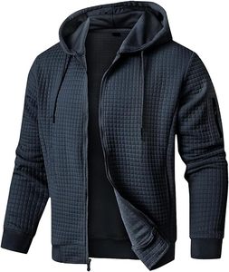 Pull à capuche unisexe élégant pour homme, en polaire, respirant, coupe-vent, 100 % coton, uni, teint numérique, écologique, coupe ample - Product Image 5