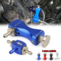 Manomètre de régulation de pression Turbo Boost en aluminium pour véhicule modifié, avec vanne de purge réglable pour essence