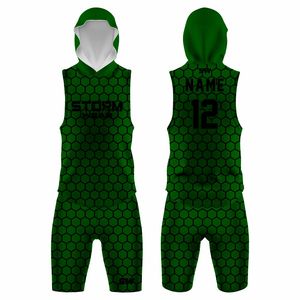 Nouvel ensemble uniforme de football américain 7v7 à col ras du cou pour entraînement d'équipe, confortable, avec impression par sublimation OEM - Product Image 6