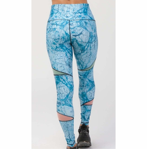 Leggings de yoga sans couture pour femmes, personnalisés par sublimation, de haute qualité, taille haute, élastiques, unis, séchage rapide, effet compression - Product Image 3