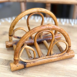 Porte-serviettes en rotin, plusieurs tailles, tissés à la main, accessoires pour la décoration de table basse - Product Image 3