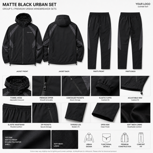 Panel Design Lightweight Summer Running Suit Waterproof Polyester Fabric Adjustable Hood Drawstring Custom for Logo Solid Unisex - Product Image 4