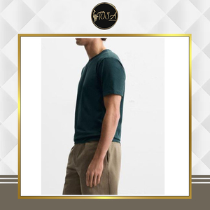 Camiseta de algodón lisa para hombre, de manga corta, con cuello redondo, de calidad confiable, en oferta, de un fabricante líder. - Product Image 4