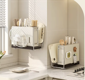 Organizador de utensilios de cocina OEM/ODM de Vietnam con soporte para cuchillos, soporte para palillos y estante para tablas de cortar - Product Image 3