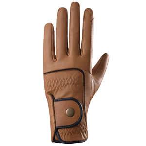High Quality Cowhide Leather Horse Riding Gloves Custom Logo Printed Winter <b>Equestrian</b> Sports New Arrival Wholesale - Product Image 2