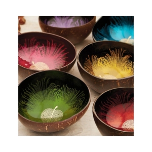 Ensemble de bols en noix de coco écologiques personnalisés de haute qualité, artisanaux, en nacre, style vietnamien, pour fête - Product Image 4