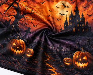 Custom <b>Men</b> Halloween Pumpkin Print Swim Shorts Quick Dry Beach Shorts Lightweight Summer Vacation Swim <b>Trunks</b> OEM ODM Service - Product Image 5