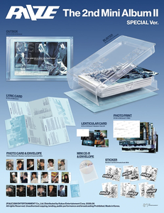 RIIZE II 2nd <b>Mini</b> Album [Special Ver.] <b>Mini</b> CD Photocard Lenticular Sticker Set 70ea <b>Printed</b> Photo K-Pop Korean Music - Product Image 2