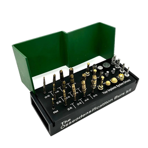 Kit de fraises pour osseodensification longues et courtes DENTRIC IMPLANTS, modèle DI-DIK-31, alimentation manuelle, en métal durable, certifié CE - Product Image 4