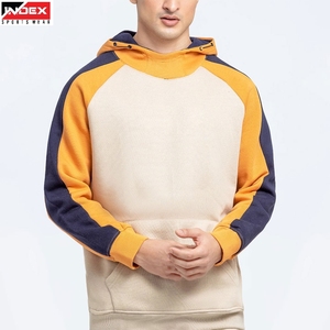 Sudadera con Capucha para Hombre INDEX, Diseño Color Block, Manga Raglán, Corte Regular, Informal, para Otoño, Material de Algodón Tejido - Product Image 1