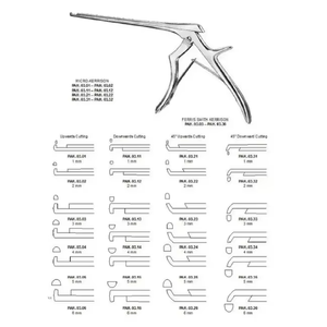 Juego de Rongeurs Kerrison Manuales de Acero Inoxidable Personalizados Ferris Smith, 1mm/2mm/3mm, para Laminectomía y Cirugía Ortopédica - Product Image 5