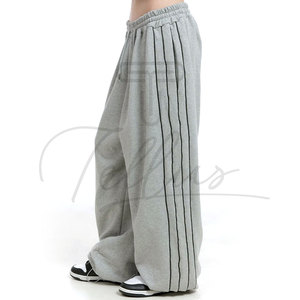 Pantalones de chándal anchos casuales para mujer 2026 con logo personalizado, pantalones acampanados formales para mujer, servicio OEM personalizado - Product Image 2