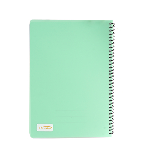 60 <span class=keywords><strong>fogli</strong></span> di colore bianco formato <span class=keywords><strong>A4</strong></span> PP Planner a spirale Notebook con copertina verde menta durevole - Product Image 4