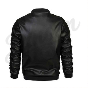 Chaqueta de Cuero Genuino para Hombre, Estilo Motero Vintage, Chaqueta de Invierno Personalizada, Chaqueta de Cuero Vacuno Personalizada para Hombre - Product Image 6