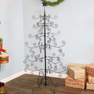 Newly Design <b>Tree</b> Shape Black Finished Christmas Display <b>Stand</b> Led Lighting Metal Highest Quality At Wholesale Rate - Product Image 4