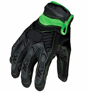 Gants jetables noirs en nylon texturé épais 6 mil, anti-choc, sans poudre, robustes, pour salon de beauté - Product Image 1