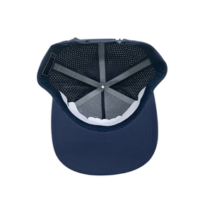 OEM Custom Perforated Sports Snapback Cap Quick Dry <b>Flat</b> Brim Baseball <b>Hat</b> - Product Image 2