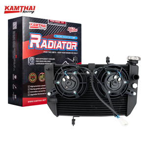 KAMTHAI Radiateurs de <span class=keywords><strong>moto</strong></span> Ventilateurs de radiateur en aluminium pour Yamaha Y16Zr Grand radiateur <span class=keywords><strong>Moto</strong></span> Y15 Mx King <span class=keywords><strong>Ventilateur</strong></span> Réservoir d'eau Refroidissement - Product Image 1