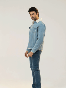 Men Denim <b>Jacket</b> - Blue - Product Image 3