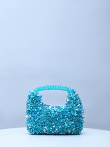 Bolso de Mano Personalizado con Bordado y Cuentas, Estilo Boho de Lujo, de Algodón Impermeable y Duradero, Lavable a Mano, con Botón, para el Día de San Valentín - Product Image 2