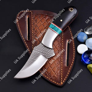 Couteau OBM professionnel de haute qualité pour fermeur de chevaux, en acier au carbone 58 HRC, à pointe de coupe, ultra-affûté, pour EDC, camping, dépecage et bushcraft - Product Image 5