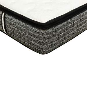 Materasso Ibrido Premium Queen da 14 Pollici con Molle Insacchettate, Schiuma Memory Gel Bianca/Grigia - Product Image 6