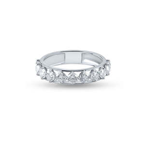 Anillo de Eternidad/Boda de Oro Amarillo de 14K con Diamante Cultivado en Laboratorio de 0.88 Ct, Certificado IGI, Joyería Elegante para Ocasiones Especiales - Product Image 6