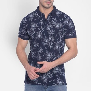 Chemise Homme Premium à Boutons Bleu Marine et Blanc Manches Courtes Été Décontractée Respirante - Product Image 3