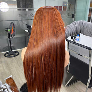 Perruque châtain brun avec closure, qualité de cheveux vietnamiens super double drawn, très vendue, cheveux humains - Product Image 1