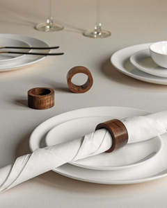 Juego de Anillos para Servilletas de Madera Hechos a Mano para Decoración de Eventos, Suministros de Catering y Presentación Elegante de Mesa - Product Image 2