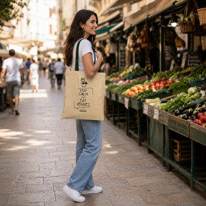 Sac fourre-tout en coton Heavy Duty 38X42 CMS Sacs à provisions en satin et tissu Meilleures ventes Prix compétitif pour les courses - Product Image 2
