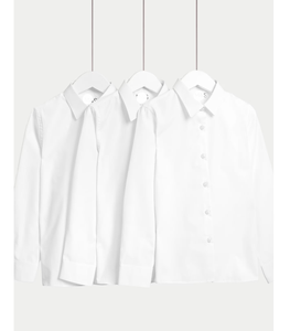 Chemises Scolaires Personnalisées OEM pour Filles, Faciles à Repasser, en Mélange de Coton Respirant, Uniformes, Prix Direct Usine, Vente en Gros - Product Image 5