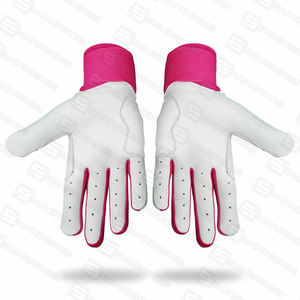Gants de frappe de baseball en cuir de vachette Cabretta de haute qualité, professionnels, personnalisables, légers, souples, à manchette longue, avec une forte adhérence - Product Image 5