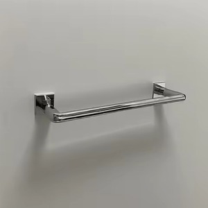 Metal Towel Ring Circular Wall Mounted Rust Resistant Bathroom Storage Holder Minimalist Style Single Tier - Product Image 6