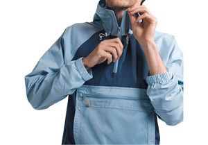 Men's Color Block Hooded Quarter-Zip Windbreaker <b>Jacket</b> with Front Pocket Quick Dry <b>Lightweight</b> <b>Summer</b> Casual Outerwear - Product Image 5