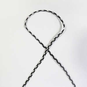 Cordón de Soutache Trenzado Plano de Mylar de 4mm para Acolchado, Adornos y Manualidades, Algodón Mylar Dorado - Product Image 2