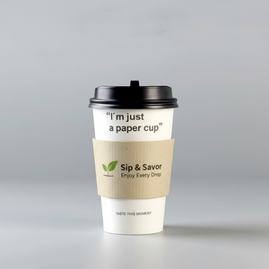 Funda de Papel Kraft Ecológica de Alta Calidad para Vasos de Café, Fabricada en Vietnam, Impresión y Logotipo Personalizados, Apta para Microondas, Reciclable - Product Image 5