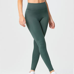 Leggings Deportivos de Yoga para Mujer, Personalizados OEM, Tejido Grueso, Cintura Media, Elásticos, Transpirables, de Secado Rápido y Antibacterianos - Product Image 2