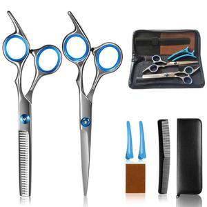 2026 Professional Hair Thinning Scissors Stainless Steel Sharp Blade Right Handed <b>Long</b> <b>Handle</b> Salon Use - Product Image 2